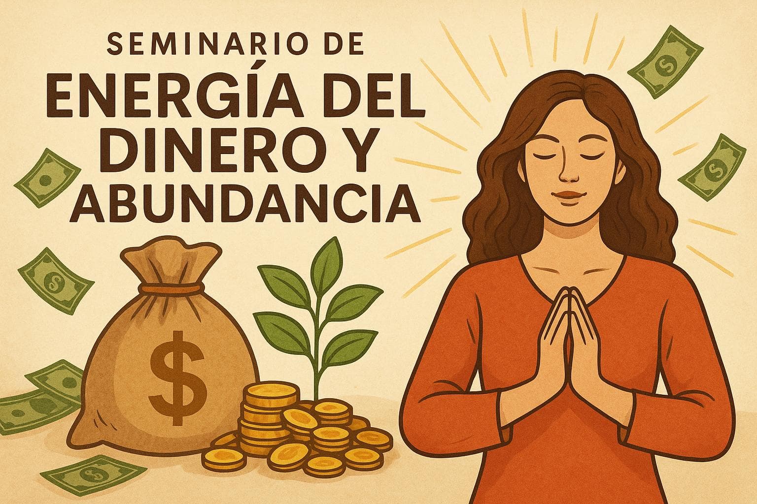 Seminario de energía del dinero y abundancia (Lunes)